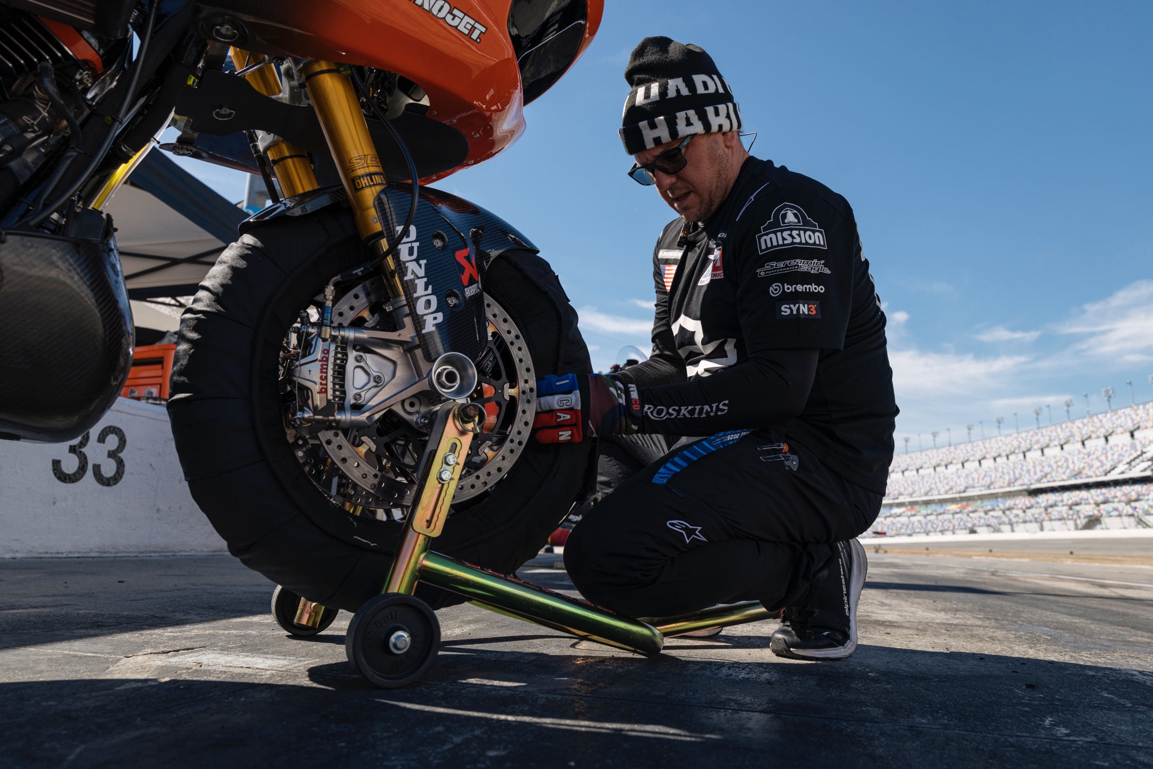 Dunlop liefert die Reifen für den Harley-Davidson Bagger World Cup